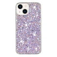 thumbnail image 3 of Allytechgroup Glitter Bling Case Compatible with Apple iPhone 14 for Girls Women, Slim Fit Soft TPU Back Cover Anti-Scratch Bumper Shockproof Phone Case for iPhone 14, Purple, 3 of 5