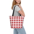 thumbnail image 2 of Balery Plaid Heart Bolsa de Hombro con Diseño, Bolsa Grande y Duradera, Bolsa Versátil para Compras, 2 of 6