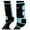 Black/Turquoise, variant on HILASON Horse Front Leg Neoprene Shock Absorbing Sport Boot Purple Small