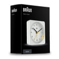 thumbnail image 5 of Braun Classic Analogue Alarm Clock with Snooze and Light, Quiet Quartz Sweeping Movement, Crescendo Beep Alarm in White, model BC03W., 5 of 10