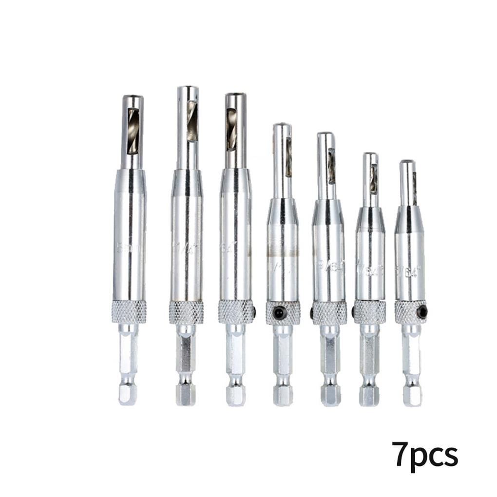 Brocas Autocentrantes Juego De Brocas De Bisagra, 3 Brocas De Autocentrado, Instalación Fácil Motores Eléctricos De Uso General 1/3 Hp