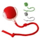 thumbnail image 2 of Interactivos para Gatos Pelota Juguete Ejercicio Con Cuerda Suministros () Rojo, 2 of 7
