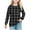 Dark Gray, variant on GigrtiJin 5-14 Years Girl's Tops Plaid Printed Round Neck Long Sleeve Shirt with Pocket Trendy Casual Blouse