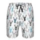 thumbnail image 3 of Fotbe Winter Art Blue and Black Moose Trajes de Baño Estampados para Hombre, Shorts de Verano de Secado Rápido, Ropa de Playa, Bañadores-Small, 3 of 6