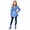 Blue B-Halloween, variant on Princess Fancy Dress Halloween Costume, Royal Outfit Set with Cropped Jacket and Skater Dress, Cosplay Costume for Women Adults