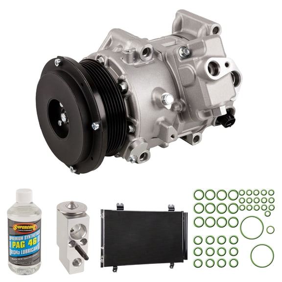 For Lexus LS460 2007-2013 A/C Kit w/ AC Compressor Condenser & Drier - BuyAutoParts
