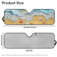thumbnail image 5 of HUIAOCNG Beach Windshield Sun Shade for 2018-2025 Jeep Wrangler JL JLU & 2020-2025 Jeep Gladiator 310T Polyester Covered Foldable Front Sunshade, Blocks UV Rays and Heat, Outdoor Camping, 5 of 6