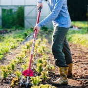 Garden Weasel Cultivator – Break Up Soil, Detachable Tines, Long Handle, 54.5” Long