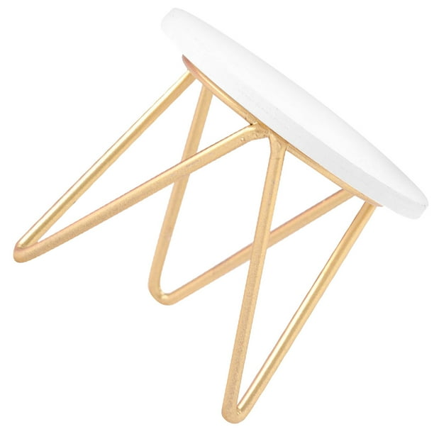 Mini mesa auxiliar, mesa auxiliar en miniatura, mesa redonda, mesita de noche para casa pequeña, decoración