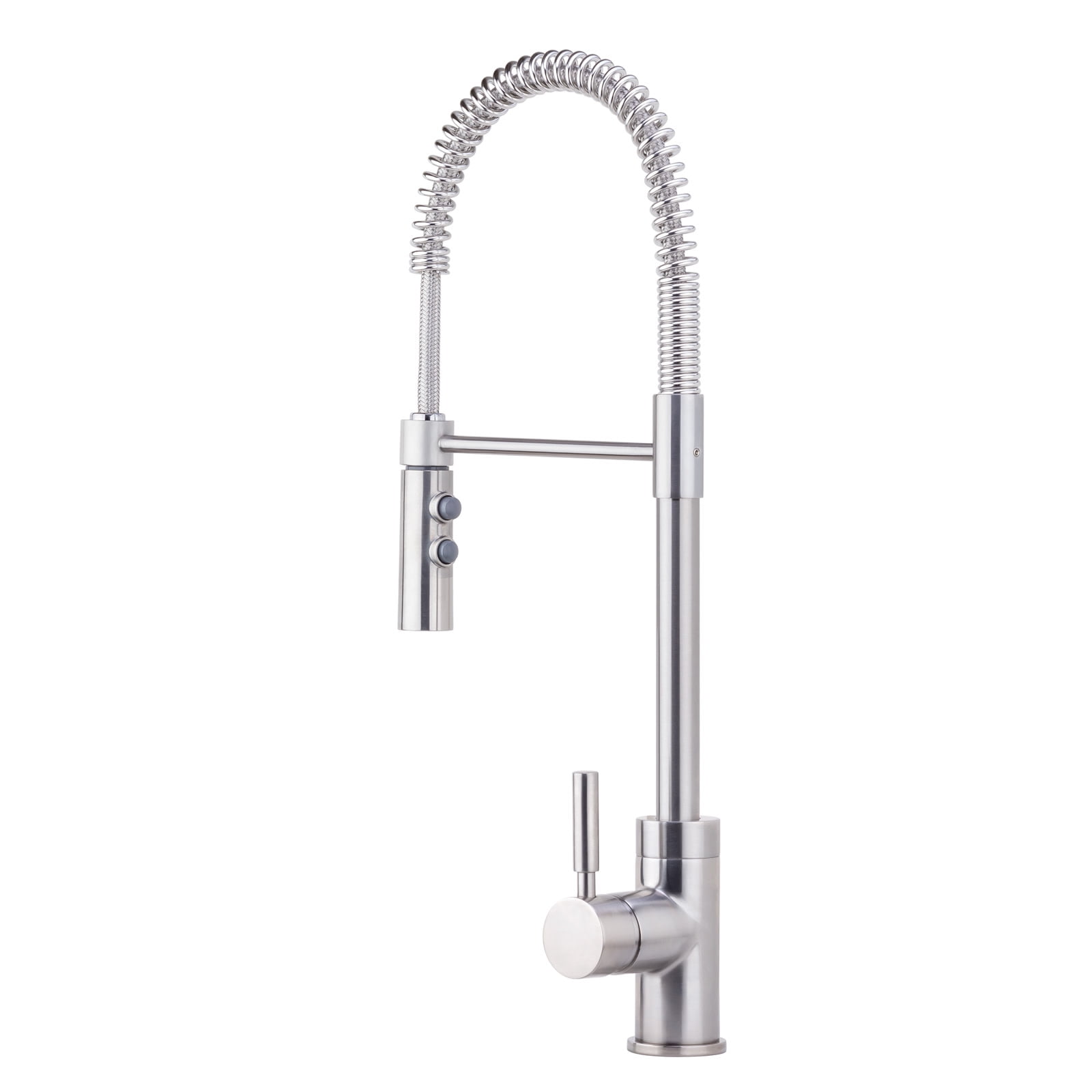 Open Box Miseno MNO6557SS CCY LF 1.8 GPM 1HDL Pre-Rinse Pulldown Kitchen Faucet, Stainless Steel