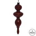 thumbnail image 3 of Vickerman 14" Copper Wood Grain Bubble Finial Ornament, Pack of 3, 3 of 3
