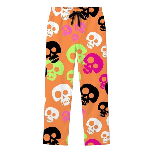 Gunia Kids Toddler Boys Girls Halloween Pjs Pants Casual Party Fancy Cute Comfy Pajama Pants Sleepwear Bottoms Lounge Pants ,Size 5-16 Years