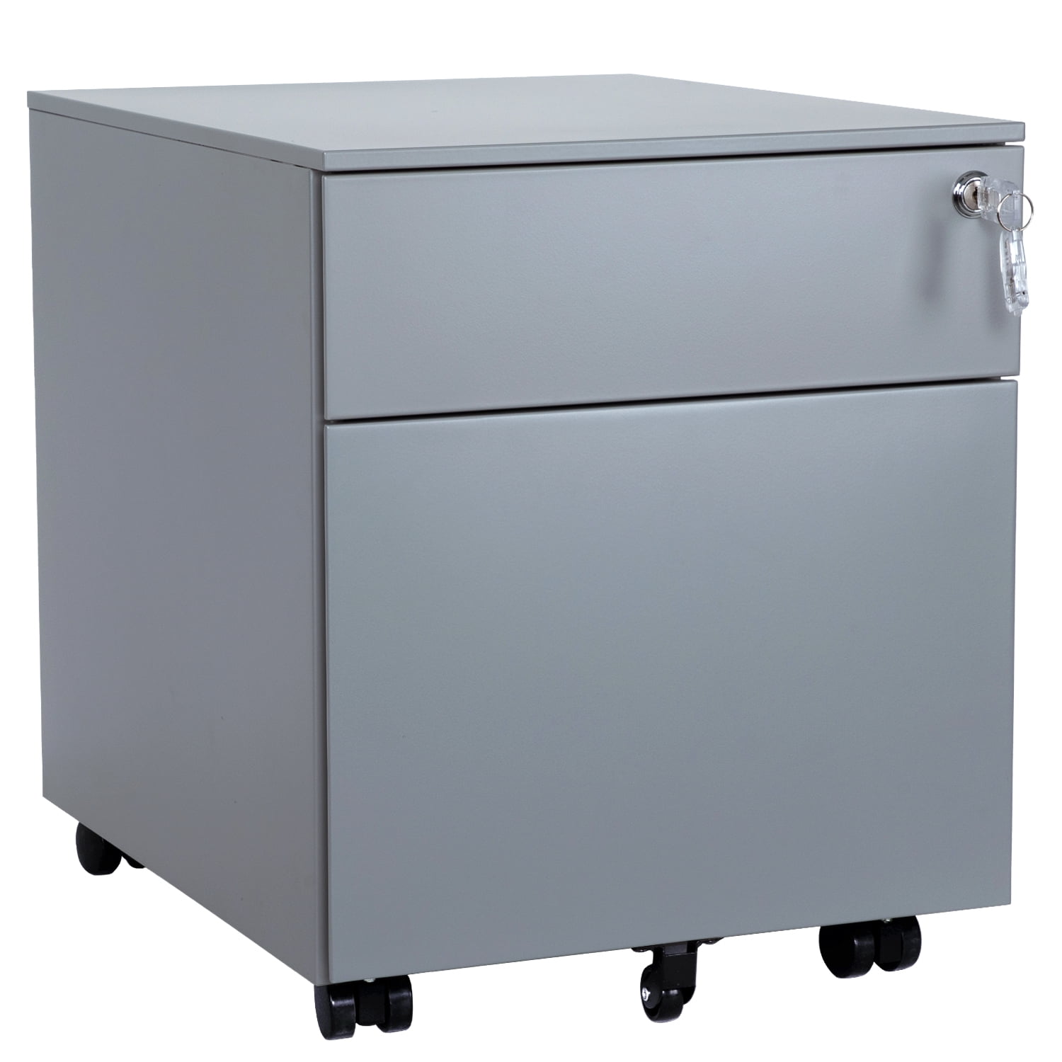 AIMEZO 2Drawer Mobile File Under Desk Storage for Home Office