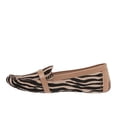 thumbnail image 3 of Cole Haan Womens Emely Driver Zebra Loafers Flats Casual Shoes, 3 of 5