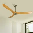 thumbnail image 5 of Ventilador de techo DC de gran tamaño 70 "88" madera "85-265V ventilador industrial sin luz y control remoto para tecnología de ventilación del hogar, 5 of 5