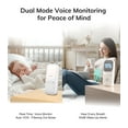 thumbnail image 6 of Dr.Care Digital Audio Baby Monitor Built-in Nightlight 1000ft Range ABM001, 6 of 9