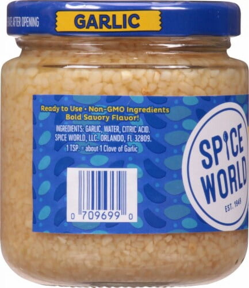 2X - Spice World Minced Garlic-8 oz