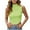 Green, variant on Women's Mock Neck Business Casual Tank Tops Sleeveless Ruched Work Blouse Fitted 2025 Trendy Shirts