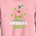 thumbnail image 2 of SpongeBob SquarePants - Happy St Patricks Day - Toddler And Youth Crewneck Fleece Sweatshirt, 2 of 5