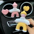 thumbnail image 1 of Xihbxyly Mini Ambientador para Ventilación de Coche, Diseño de Dibujos Animados, Aroma Refrescante para Mejorar El Estado de Ánimo, Fácil Instalación, Múltiples Usos para Coche y Hogar, Regalo Perfec, 1 of 7