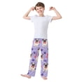 thumbnail image 2 of Dog Bones Paw Prints Boys Pajama Pants Soft and Lightweight Elastic Waistband Children's Pajama Pants, 2 of 8