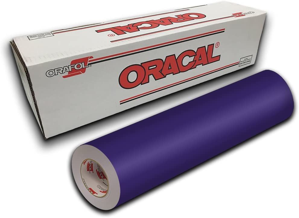 Oracal 651 Permanent Self-Adhesive Premium Craft Sticker Vinyl 24 x 30ft  (10yd) Roll - Purple