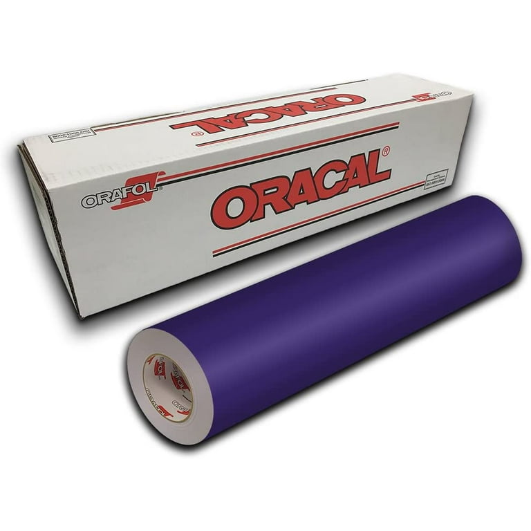 Oracal 651 Permanent Self-Adhesive Premium Craft Sticker Vinyl 24 x 30ft  (10yd) Roll - Purple