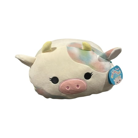 Squishmallows Stackable 12 Inch Candess the Cow Easter Edition Ultimate Soft Stuffed Toy