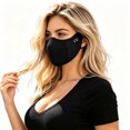 thumbnail image 6 of QSAWXQZ Unisex Reusable Face Mask Ribbed Breathable Lightweight Adjustable Ear Loop Cover Free Size, 6 of 6