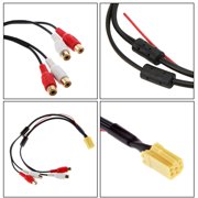 Audio Cable Line Adapter Abs Rca 6 Pin Out Accessory Part Replacement For Grundig