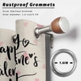 thumbnail image 2 of Outdoor Curtains for Patio Waterproof, Valentine's Day Outdoor Privacy Panels Grommet, Red Flamingos Roses Love Romance Beige Blackout Outside Curtains for Porch/Cabana 54"x95", 1 Panel, 2 of 8