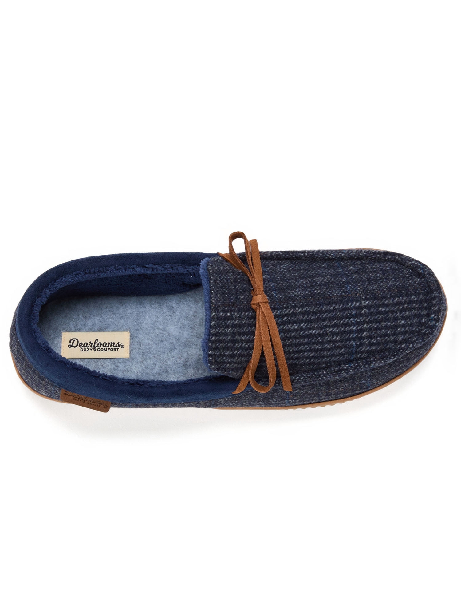 Dearfoams Cozy Comfort Men's Moccasin Slippers
