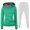 White, variant on Cowl Neck Color Block Sweatshirt Sets Women 2 Piece Outfits Tracksuits Long Sleeve Long Pants Fashion Sweatshirt Womens Snow Pants Trousers Suits for Women Snow Pants Womens Bib Track Suit Pants for