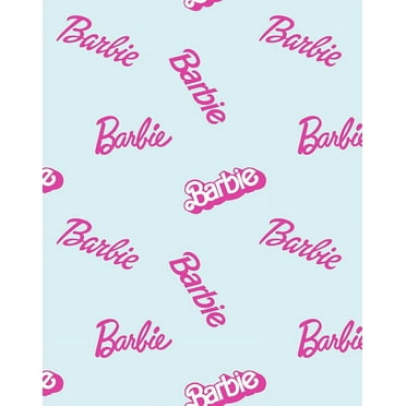 Barbie Logo Mix Removable Vinyl Wallpaper, Pink - Walmart.com
