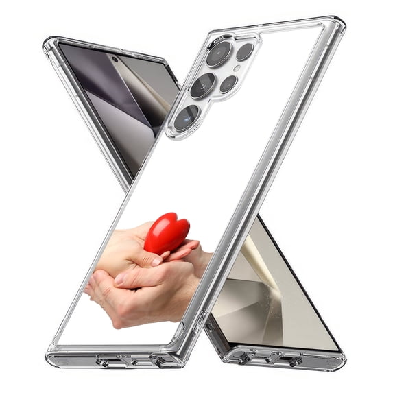 TalkingCase Personalize Slim Fit Phone Case Cover Made for Samsung Galaxy S24 Ultra(Not S24, S24 Plus), DIY Design, Family Love Gift, Lightweight,Flexible, USA Print