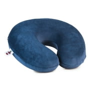 Angle View: Core Products Travel Pillow, Memory Foam Neck Support, Plush Cover