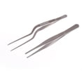 thumbnail image 2 of Pinzas antiestáticas industriales de acero inoxidable, plateadas, 12-25cm, herramientas de reparación de relojero, 1 Uds. heqiyong CONDUJO, 2 of 2