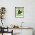 thumbnail image 3 of Stupell Industries Contemporary Glimmer Strawberry on Green Black Framed Print Under Glass, 13 x 16, by LISH Creative, 3 of 8