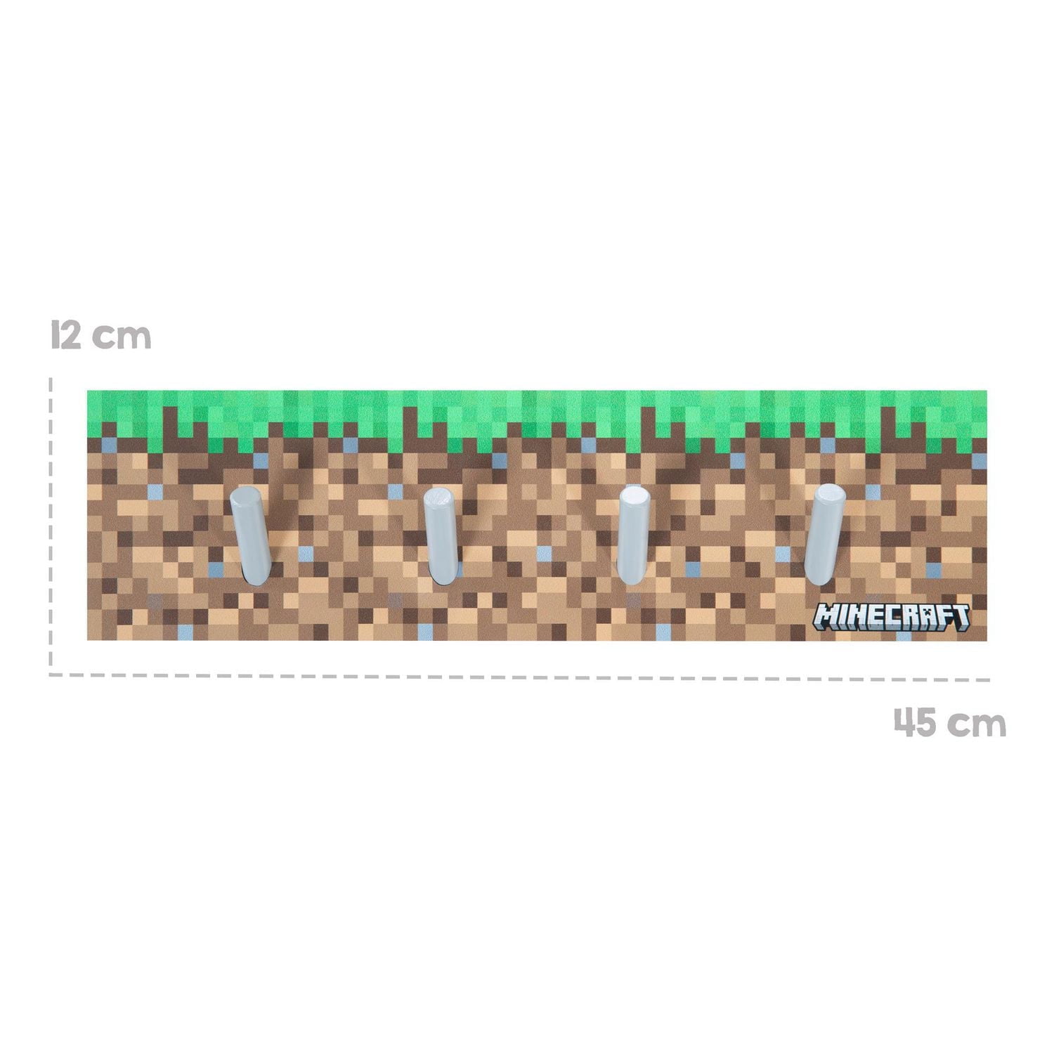 Portemanteau Minecraft avec 4 crochets
