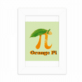 thumbnail image 1 of Calcul Mathématique Pi Orange de Bureau Photo Cadre Image Affichage Décoration Art Peinture, 1 of 3