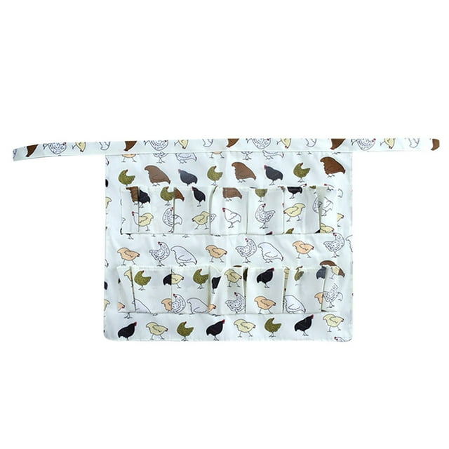 Home Kitchen Bathroom Textile Deals!Pcksrro Fashion Collecting Apron Pockets Holds Chicken Farm Home Apron