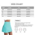thumbnail image 4 of Tennis Skirt Shorts, Women's High Waisted Pleated Sports Tennis Skirt Shorts with Pockets, Athletic Golf Skirt with Shorts Pockets Lightweight Running Workout Skirt, 4 of 6
