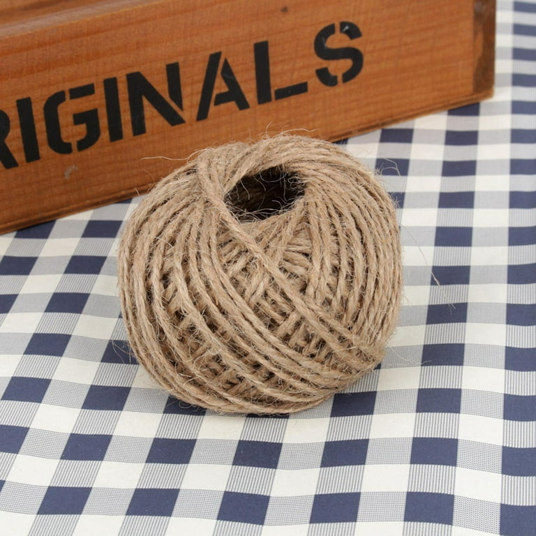 Twine String 2mm 100ft Twine Rope for Crafts Burlap String Jute Twine  String Thin Rope for DIY Arts Crafts,Gift Wrapping, Industrial Packing,  Gardening, Bundling, Decorating 