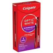 Colgate Optic White Overnight Teeth Whitening Gel Pen, 21 Whitening Treatments, 0.08 oz