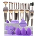 thumbnail image 1 of 3-20PCS Makeup Brushes Set Eyeshadow Fluffy Foundation Concealer Blush Highlighter Storage Box Female Cosmetics Beauty Tools,makeup brush set, 1 of 27