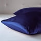 thumbnail image 4 of Funda de almohada de satén sedoso para cabello y piel, fundas de almohada de tamaño estándar, juego de 2 fundas de almohada de satén con cierre de sobre, 4 of 6