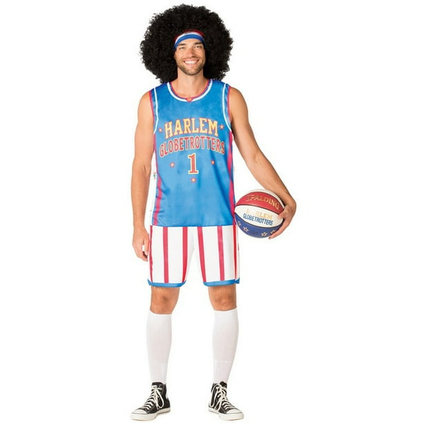 Harlem Globetrotters Uniform Men's Adult Halloween Costume - Walmart.com