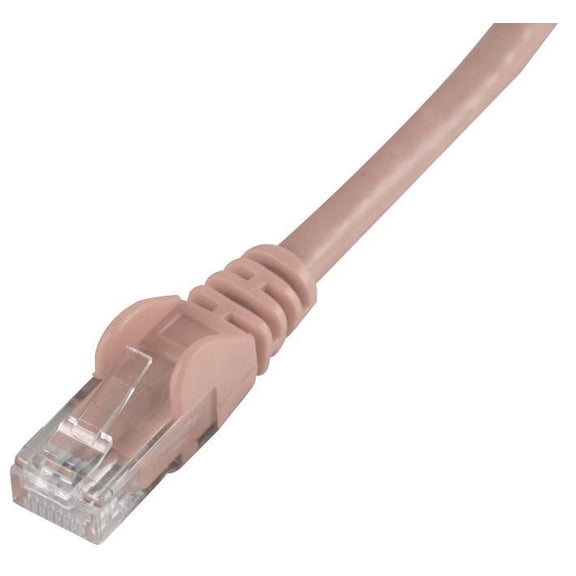 PRO SIGNAL - 0.5m Pink Cat6 Snagless UTP Ethernet Patch Lead