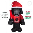 thumbnail image 2 of Dark Vador™ gonflable de Noël en pull laid, 2 of 5