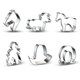 thumbnail image 1 of Cartoon White Horse Cowboy Cake Mold Diy Baking Utensils Cookie Cutting Moulds, 1 of 5